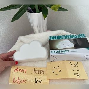 Cloud room light 
Includes stickers